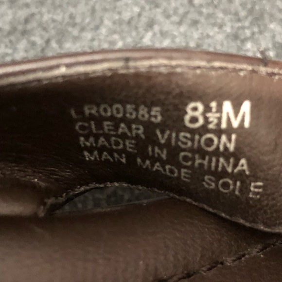 Reaction Kenneth Cole Womens Clear Vision Brown Toe Loop Wedge Sandals Size 8.5 - Picture 9 of 9